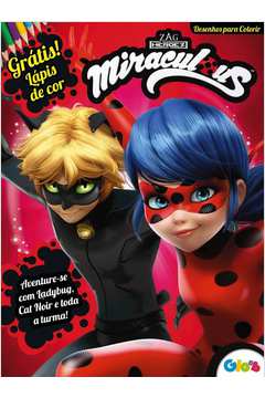 Ladybug - Megadesenhos para colorir: Ladybug, Cat Noir e toda turma para  você pintar de montão! : On Line Editora: : Livros