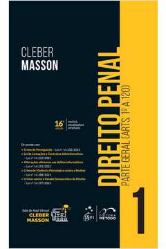 Livro: Direito Penal Parte Geral Esquematizado - Cleber Masson ...