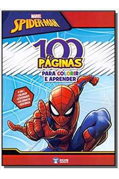 MARVEL SPIDER-MAN-100 PAGINAS P/ COLORIR E APRENDE