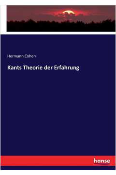 Livro Kants Theorie der Erfahrung