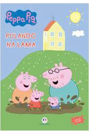 Peppa Pig Pulando na Lama - Lendo e Colorindo