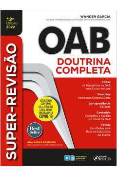 SUPER-REVISÃO OAB - DOUTRINA COMPLETA - 12ª ED - 2022