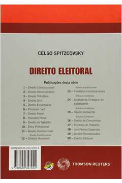 Direito Eleitoral - Vol.20 - Coleção Elementos de Direito